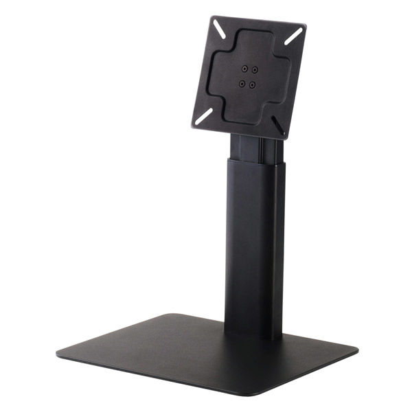 モニタースタンド ディスプレイスタンド 昇降タイプ 無段階調整 360°回転 ブラック DPAWVL02BK エレコム 1個（直送品）