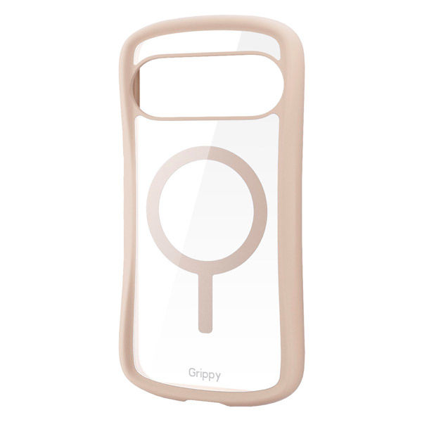 Google Pixel 10/10 Pro ケース 磁気装着 Grippy ベージュ PM-P252GRPFMBE エレコム 1個（直送品）