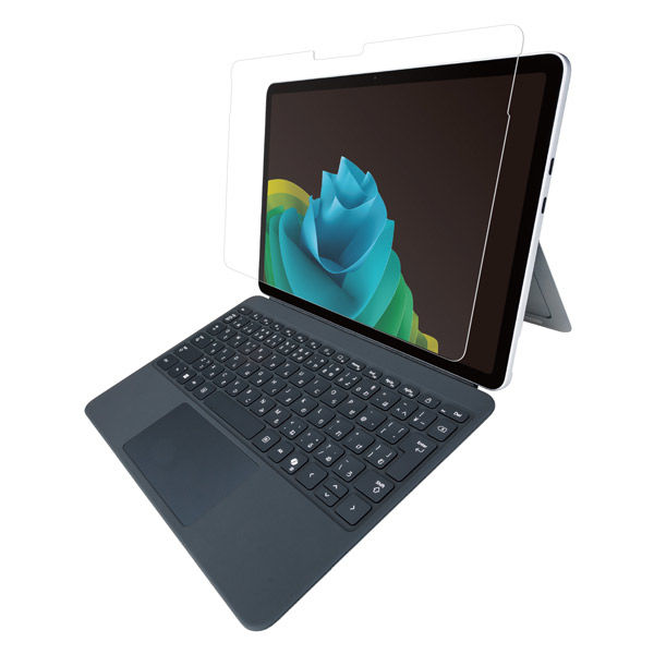 Surface Pro 12インチ フィルム 2025年モデル対応 強化ガラス 高透明 TB-MSP25FLGG エレコム 1個（直送品）