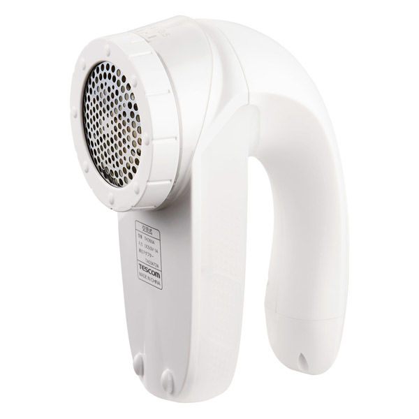 毛玉取り 電動 交流式 6枚刃 風合いガード5段階 毛玉クリーナー 薄手セーター対応 ホワイト TKD50A-W テスコム 1個（直送品）