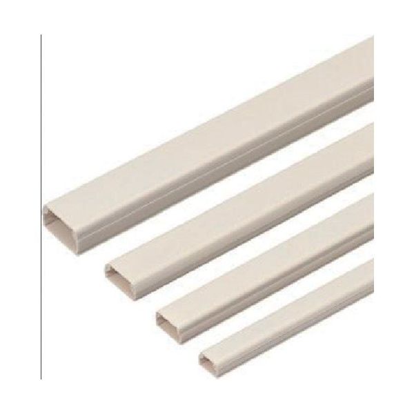 未来工業 未来 Eモール (テープ付) ミルキーホワイト 長さ1000mm 高さ10.2mm EML-2MT 1本 850-1388（直送品）