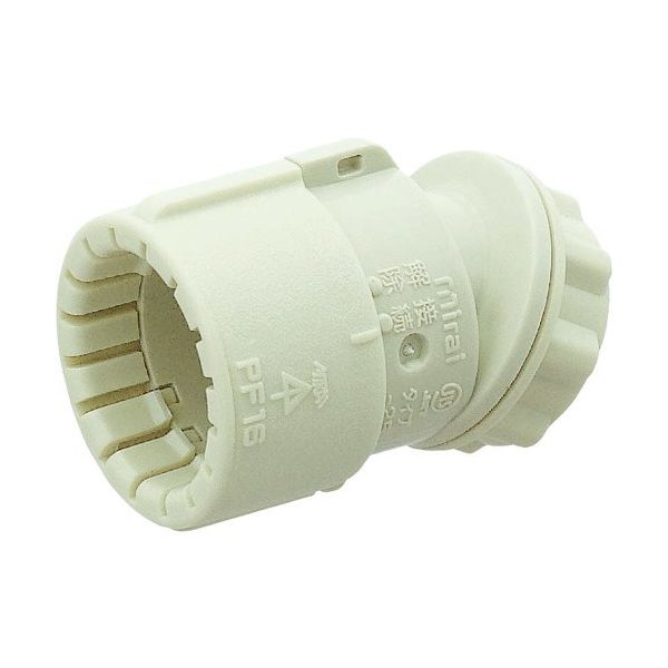 未来工業 未来 曲がりコネクタ(30°) FNK-22GE 1セット(10個) 137-3195（直送品）