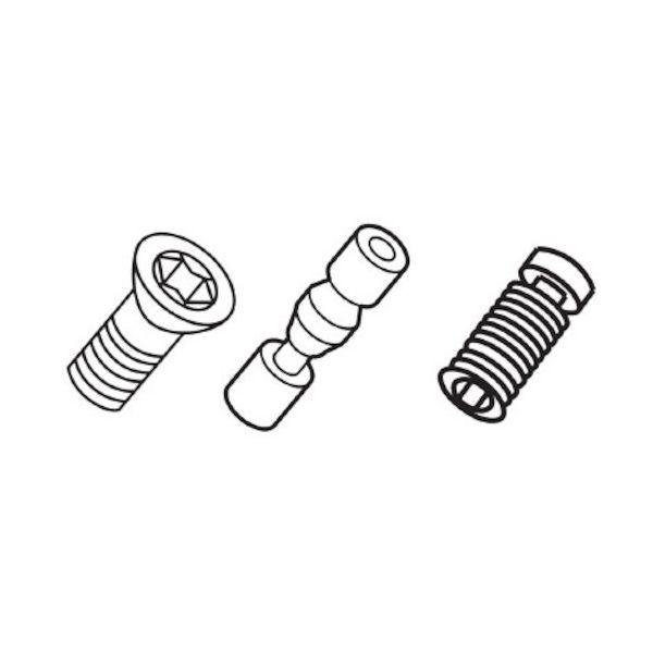 イスカル 部品 トルクススクリュー SR 34-506/L 1セット(5個) 338-9162（直送品）