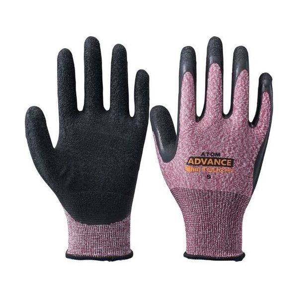 アトム アドバンスタッチ 5双組 天然ゴムコート S 1432-5P 1セット(240双:5双×48組) 662-8498（直送品）