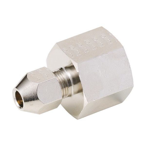 フジキン Fujikin 黄銅製リングジョイント継手_4.9MPa_RG RG-6D-R 1個 126-4393（直送品）