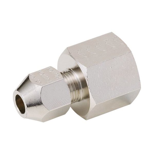 フジキン Fujikin 黄銅製リングジョイント継手_4.9MPa_RG RG-6C-R 1個 126-4364（直送品）