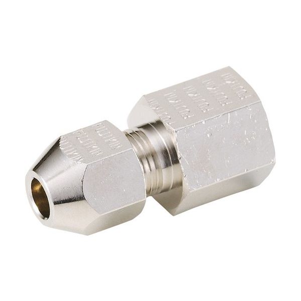 フジキン Fujikin 黄銅製リングジョイント継手_4.9MPa_RG RG-6B-R 1個 126-4390（直送品）