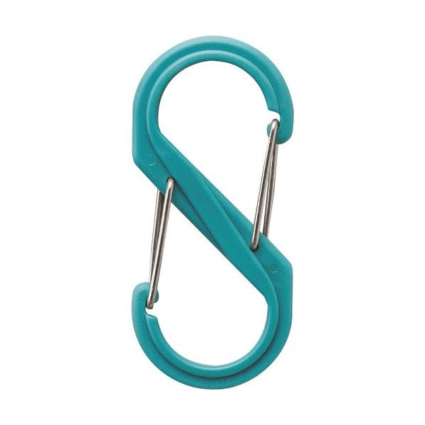 アイテック 光 S型カラビナ大ターコイズ KRSA88-7 1個 215-4311（直送品）