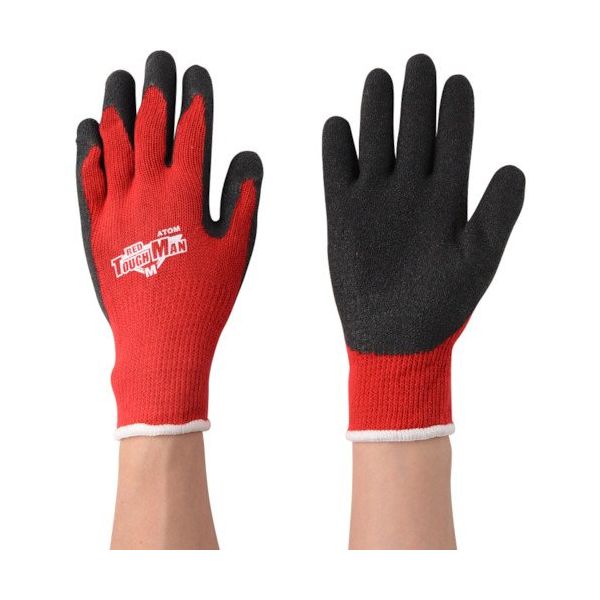 アトム レッドタフマン 3双組 M 1480-3P-R-M 1セット(15双:3双×5袋) 813-6922（直送品）