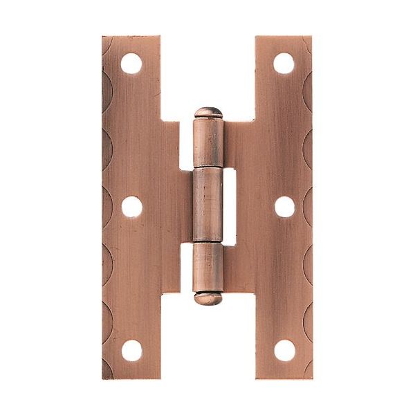 アイテック 光 ウエスタン蝶番 角型 KWC-61 1セット(10個:2個×5パック) 145-6775（直送品）