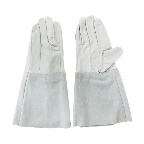 南村製作所 ラッキーワーカー 溶接用革手袋 牛革クレストロング袖床 112 フリー 1双 506-0220（直送品）