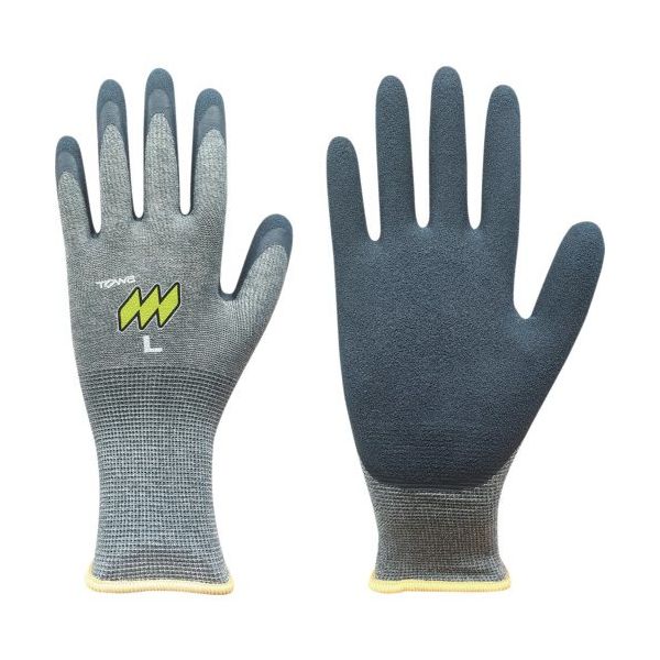 東和コーポレーション トワロン まとめ買い 天然ゴム背抜き手袋 メジャーローブライト L (3双入) 314-L 1袋(3双)（直送品）