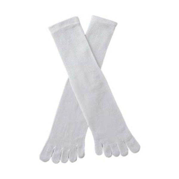 アトム 消臭5本指靴下 サラシ 581 1セット(10個) 857-1818（直送品）