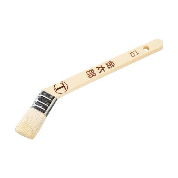 大塚刷毛製造 大塚 金太郎 筋違 白 10号 1018650010 1セット(5本) 384-1645（直送品）