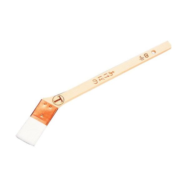 大塚刷毛製造 大塚 あけぼの 目地刷毛 筋違 白 8号 1050110008 1セット(5本) 229-1049（直送品）