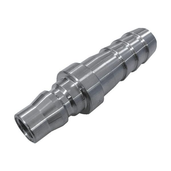 吉田工作所 NKCカップリング NL型カップリングプラグ(SUS304) 1/4ホースニップル NL-22PH-S 1個 536-1032（直送品）