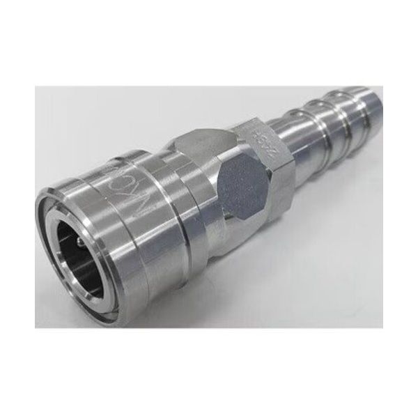 吉田工作所 NKCカップリング NL型カップリングソケット(SUS304) 3/8ホースニップル NL-23SH-S 1個 536-0975（直送品）