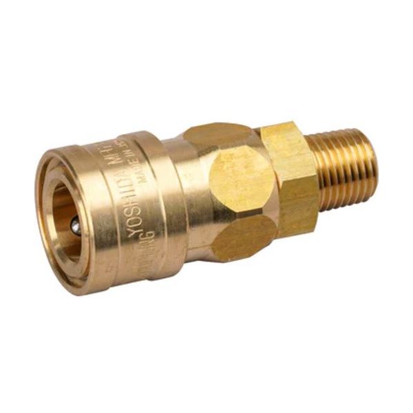 吉田工作所 NKCカップリング NL型カップリングソケット(BSBM) R3/8 オネジ NL-23SM-B 1個 535-7878（直送品）