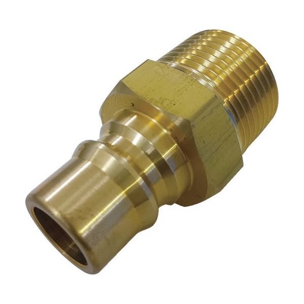 吉田工作所 NKCカップリング NL型カップリングプラグ(BSBM) R1 オネジ NL-48PM-B 1個 536-1019（直送品）