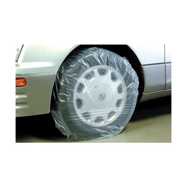 大塚刷毛製造 大塚 マルテータイヤカバー (200枚/ホン) 2411190000 1セット(400枚:200枚×2本) 384-0528（直送品）