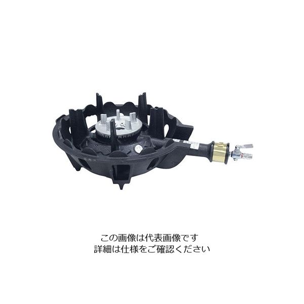 アサヒサンレッド ハイカロリーコンロ 一重型 P無 LPG 62-6497-24 1個（直送品）