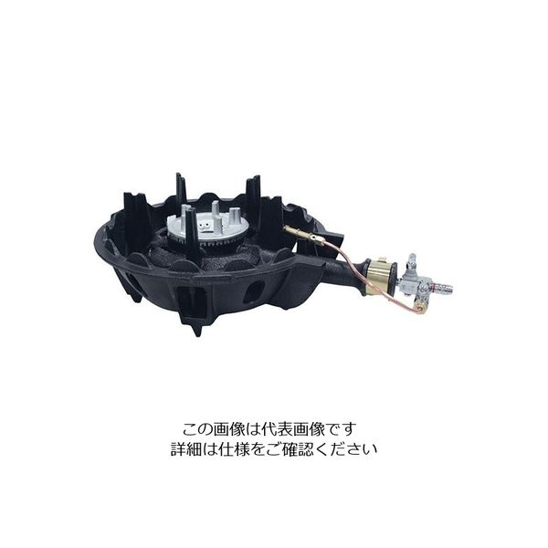 アサヒサンレッド ハイカロリーコンロ 一重型 P付 LPG 62-6497-26 1個（直送品）