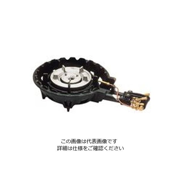 アサヒサンレッド ハイカロリーコンロ 二重型MDー208P (P付) 12・13A 62-6497-29 1個（直送品）