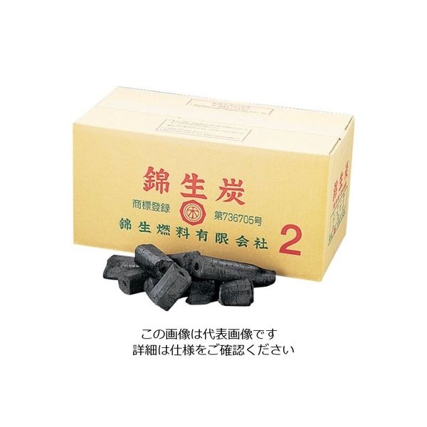 山大燃料工業 錦生炭 2等(鳥取) 10kg 62-6503-95 1個（直送品）