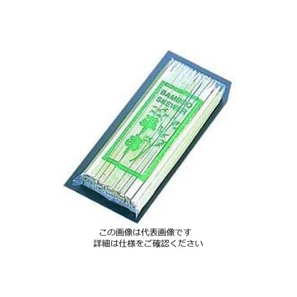 松尾物産 竹製 平串(100本入) 300mm 62-6505-85 1箱(100本)（直送品）