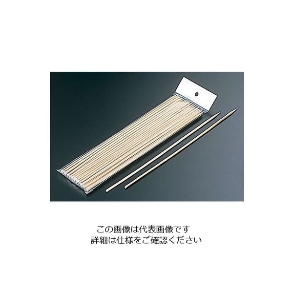 萬洋 竹製バーベQ串（50本入） 240mm 1箱（50本） 62-6505-93（直送品）