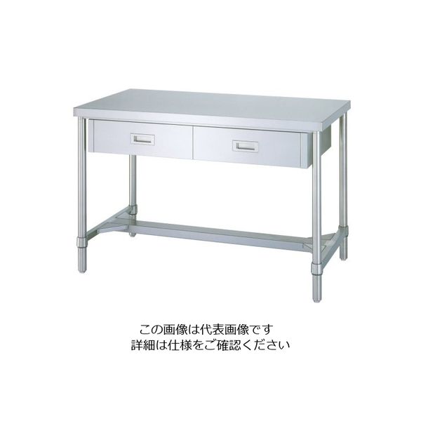 シンコー ADH型 作業台(片面引出付) ADH-15045 1個 62-6510-80（直送品）