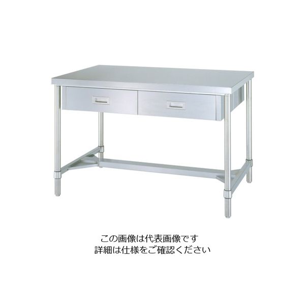 シンコー ADWH型作業台(両面引出付) ADWH-15075 1個 62-6510-93（直送品）