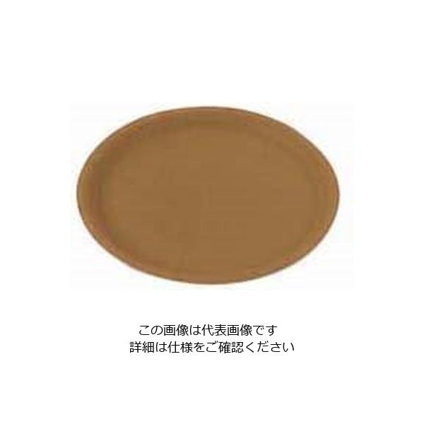 CAMBRO 丸型ノンスリップコーフトレー ブラウン(D02) CO3200 1個 62-6518-53（直送品）