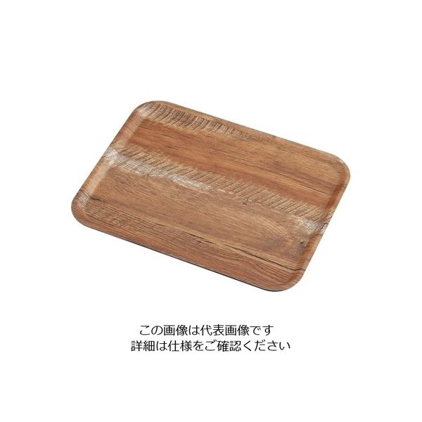 CAMBRO 角型マデラ・ラミネートトレー ブラウンオーク MA3646 1個 62-6518-65（直送品）