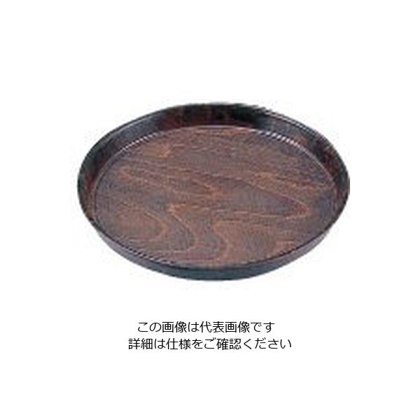 CAMBRO ウッドトレー丸型ビールトレー 85シリーズ PH558526 1個 62-6518-95（直送品）