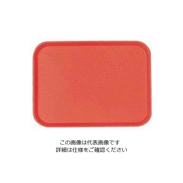 CAMBRO ファーストフードトレー レッド 1418FF 1個 62-6521-41（直送品）