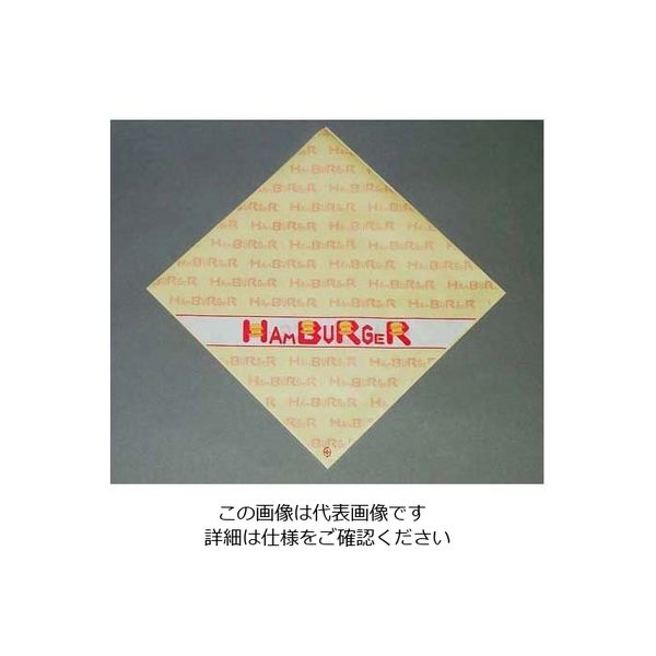 福助工業 バーガー袋 ハンバーガー (100枚入) No.18 1ケース(100枚) 62-6539-59（直送品）