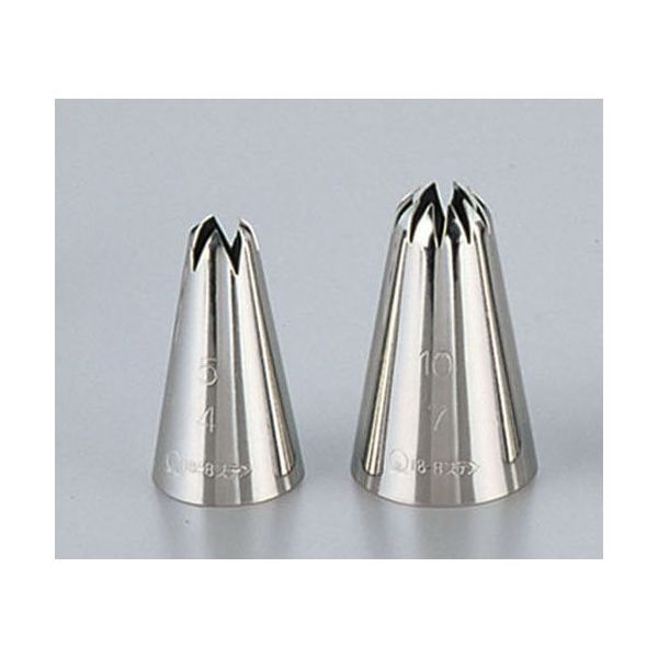 遠藤商事 口金 花10切 No.8 62-6550-07 1個（直送品）