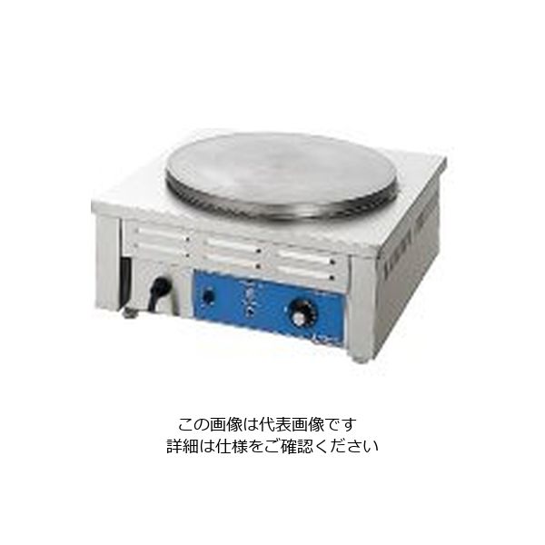 遠藤商事 電気式クレープ焼器 62-6538-15 1個（直送品）