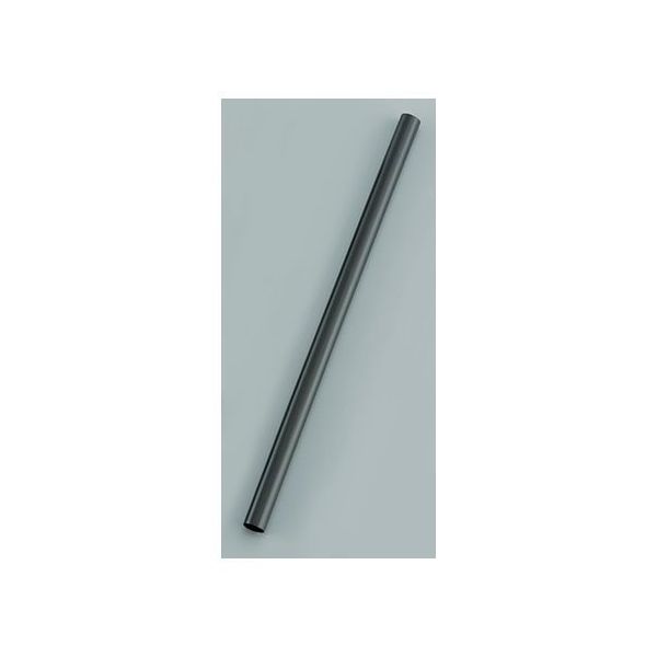 シバセ工業 タピオカストロー ストレート裸 (130本箱入) 黒 No.613 1ケース(130本) 62-6538-81（直送品）