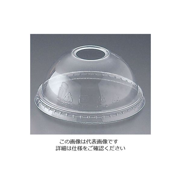 水野産業 PETカップ用ドームリッド(1000入) 12オンス用 187877 1ケース(1000個) 62-6539-02（直送品）
