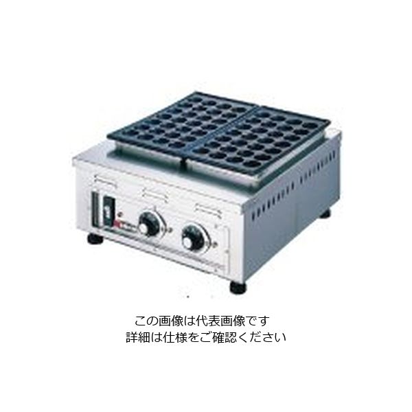 遠藤商事 電気式たこ焼器(ころがし式) (2連式56個焼) 62-6541-20 1個（直送品）遠藤商事 電気式たこ焼器（ころがし式）