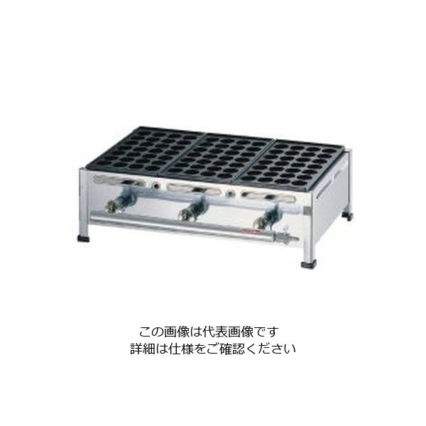 遠藤商事 関西式たこ焼器(28穴) 4枚掛 12・13A 62-6541-62 1個（直送品）