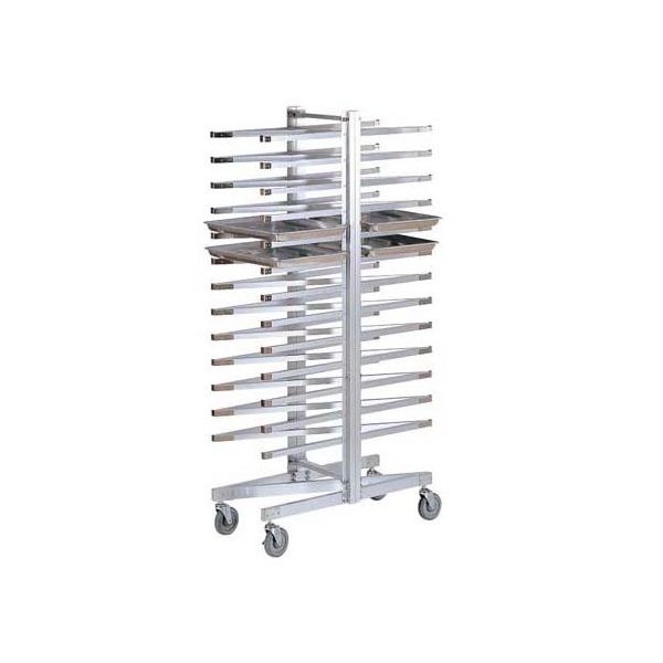 遠藤商事 SAアルミ製Z型ネスティングトンボラック 両面(26枚差) 62-6547-09 1個（直送品）