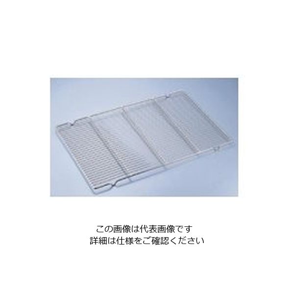 シンドー マトファ 角網足付(ステンレス) 500×350mm 08802 1個 62-6553-58（直送品）