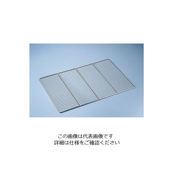 シンドー マトファ 角網足なし(ステンレス) 600×400mm 08733 1個 62-6553-61（直送品）