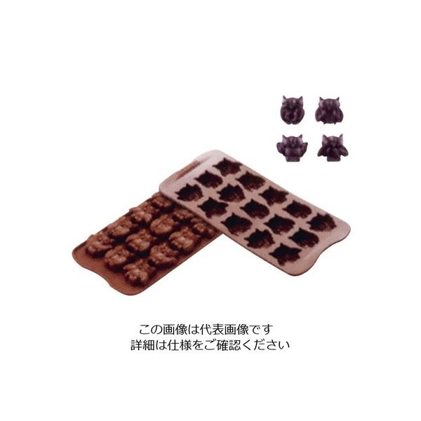 Silikomart シリコマート チョコレートモルド フクロウ SCG26 1個 62-6554-86（直送品）