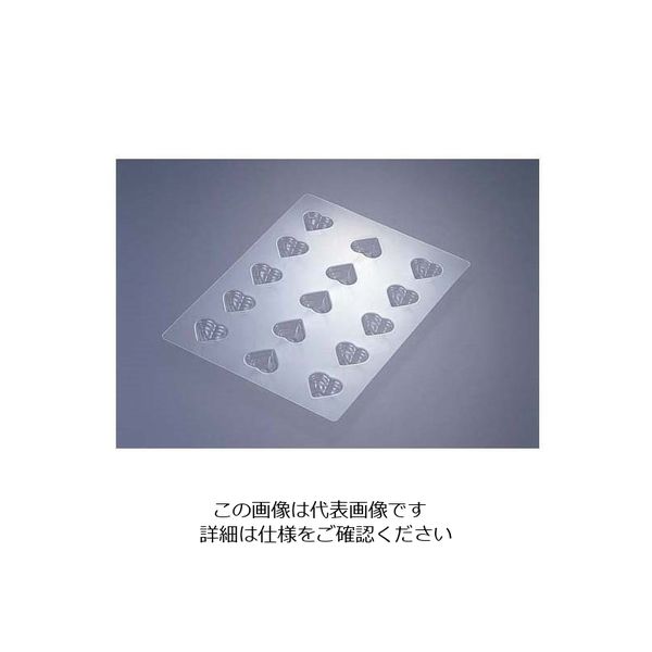 タイガークラウン チョコモールド ハートプレーン No.1186 62-6554-91 1個（直送品）