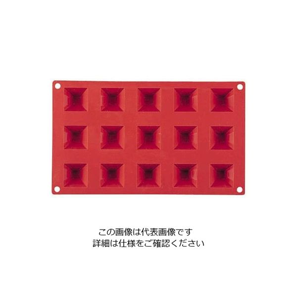 Martellato マルテラートフレキシブルモルドSF008 36 ピラミッド 15ヶ取 62-6569-61 1個（直送品）