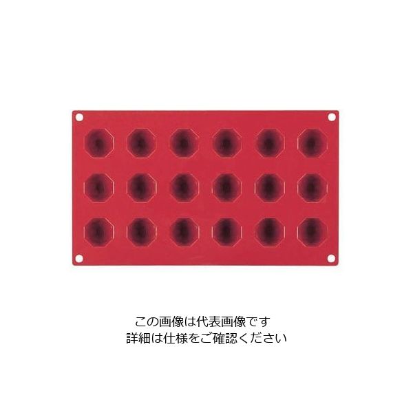 Martellato フレキシブル ノンスティックモルド Sダイヤ型18ヶ取 SF048 1個 62-6569-95（直送品）